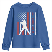 October Ready Youth Sweatshirt Cool Distressed Philadelphia Baseball Fan US Flag - Wonder Print Shop