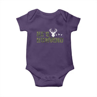 He Is Hunting Baby Onesie Camo Deer Hunters Girlfriend Wife Hunting Season - Wonder Print Shop