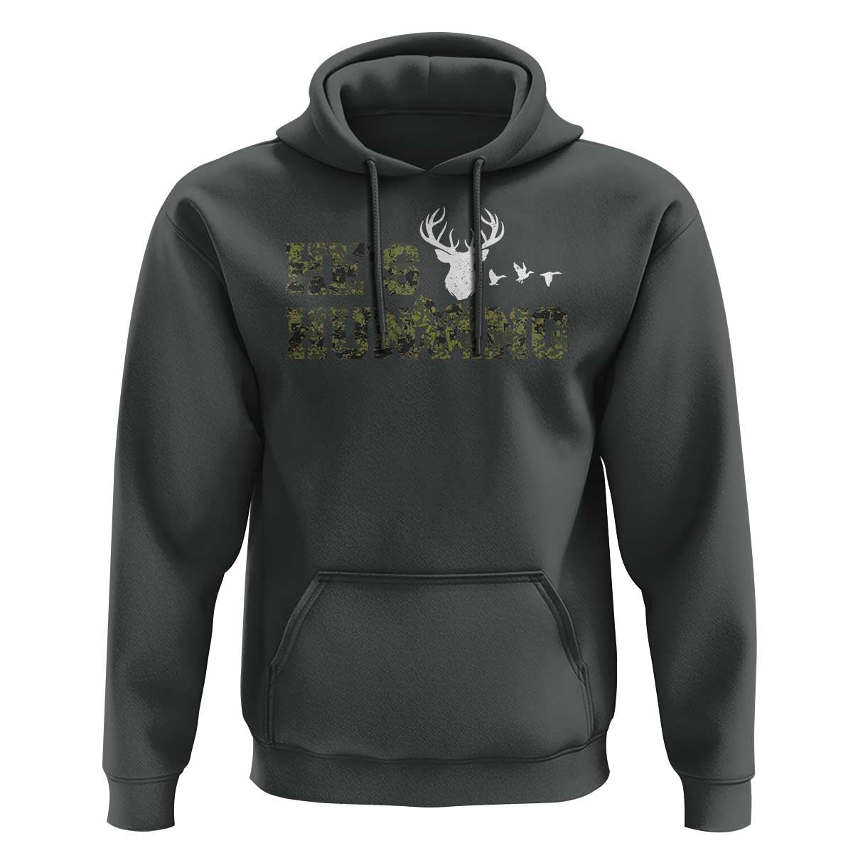 He Is Hunting Hoodie Camo Deer Hunters Girlfriend Wife Hunting Season - Wonder Print Shop