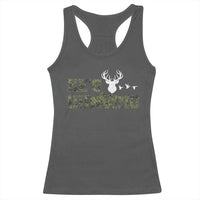 He Is Hunting Racerback Tank Top Camo Deer Hunters Girlfriend Wife Hunting Season - Wonder Print Shop