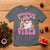 Retro Christmas Santa T Shirt Pink Xmas Vibes Groovy Santa Claus Womens Kids Girls Gifts - Wonder Print Shop