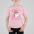 Retro Christmas Santa T Shirt For Kid Pink Xmas Vibes Groovy Santa Claus Womens Kids Girls Gifts - Wonder Print Shop