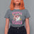 Retro Christmas Santa T Shirt For Women Pink Xmas Vibes Groovy Santa Claus Womens Kids Girls Gifts - Wonder Print Shop