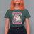 Retro Christmas Santa T Shirt For Women Pink Xmas Vibes Groovy Santa Claus Womens Kids Girls Gifts - Wonder Print Shop