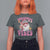 Retro Christmas Santa T Shirt For Women Pink Xmas Vibes Groovy Santa Claus Womens Kids Girls Gifts - Wonder Print Shop