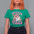 Retro Christmas Santa T Shirt For Women Pink Xmas Vibes Groovy Santa Claus Womens Kids Girls Gifts - Wonder Print Shop