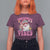 Retro Christmas Santa T Shirt For Women Pink Xmas Vibes Groovy Santa Claus Womens Kids Girls Gifts - Wonder Print Shop
