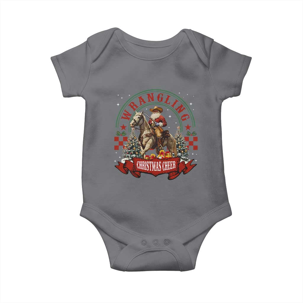 Western Christmas Baby Onesie Howdy Country Christmas Horse Xmas Cheer
