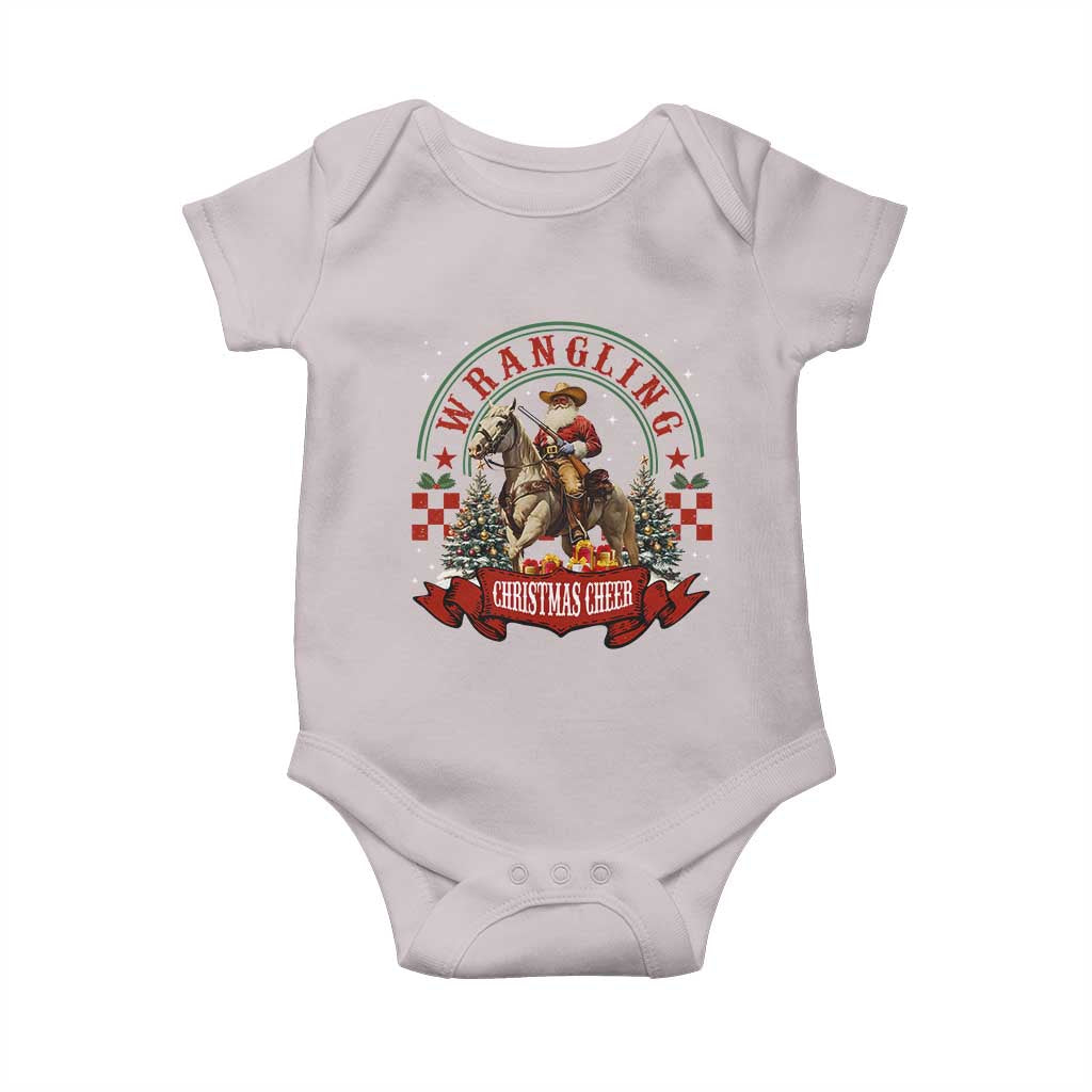 Western Christmas Baby Onesie Howdy Country Christmas Horse Xmas Cheer