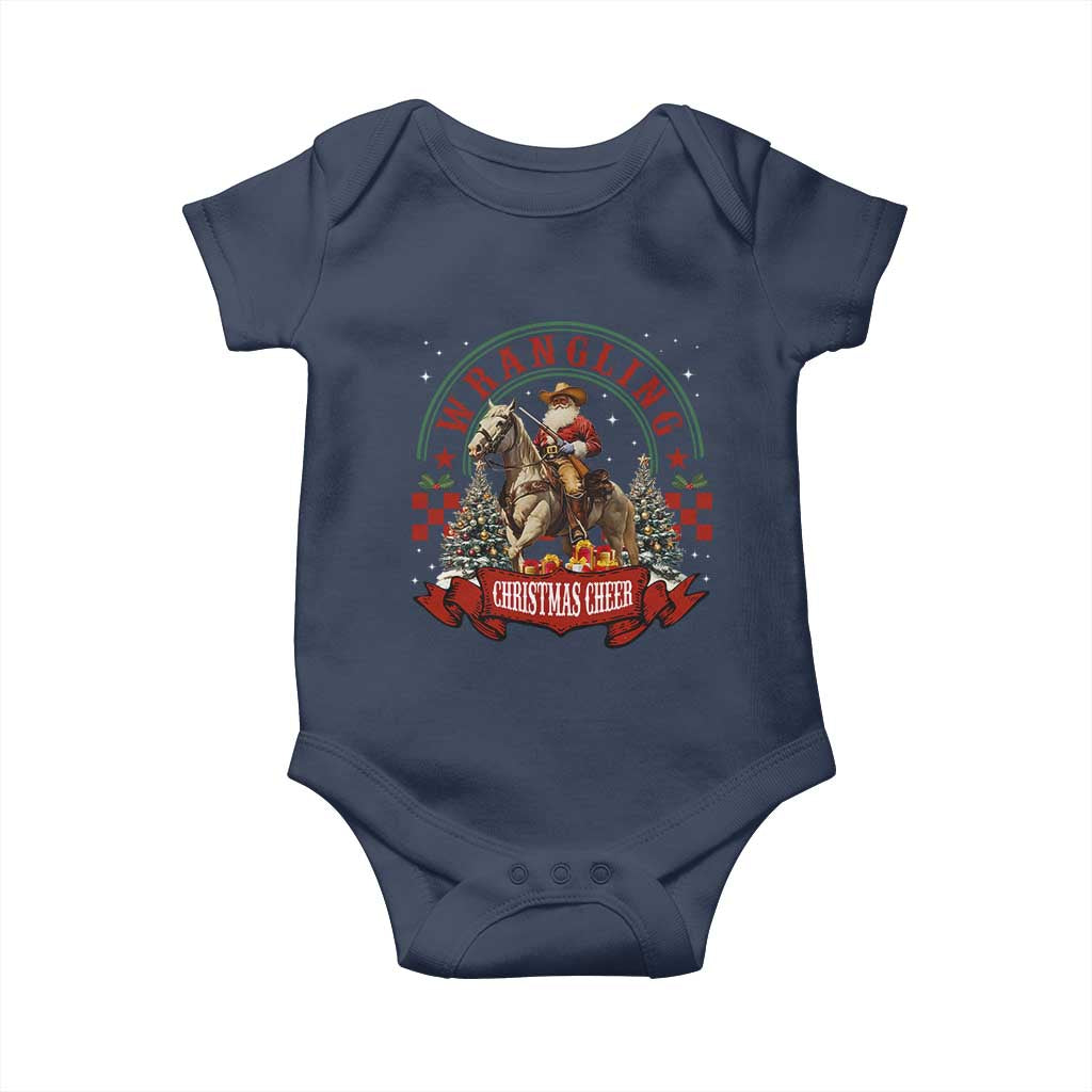 Western Christmas Baby Onesie Howdy Country Christmas Horse Xmas Cheer