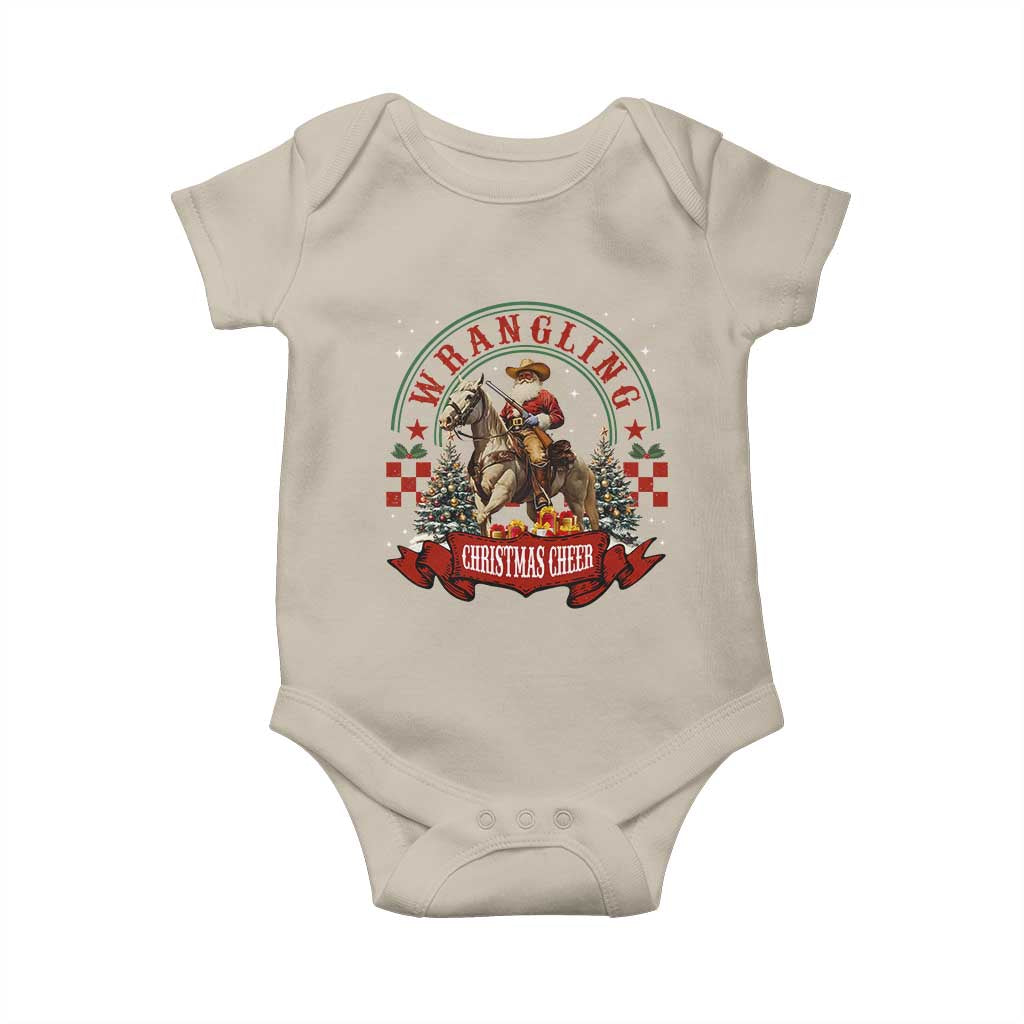 Western Christmas Baby Onesie Howdy Country Christmas Horse Xmas Cheer