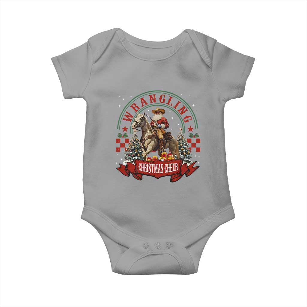 Western Christmas Baby Onesie Howdy Country Christmas Horse Xmas Cheer