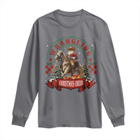 Western Christmas Long Sleeve Shirt Howdy Country Christmas Horse Xmas Cheer
