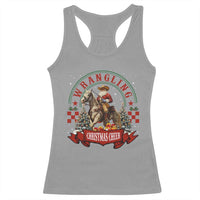 Western Christmas Racerback Tank Top Howdy Country Christmas Horse Xmas Cheer