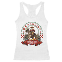 Western Christmas Racerback Tank Top Howdy Country Christmas Horse Xmas Cheer