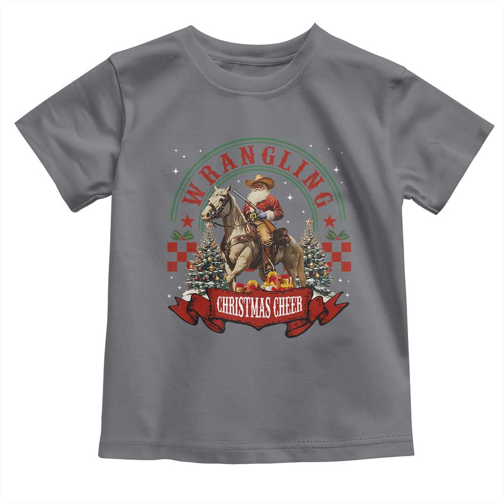 Western Christmas Toddler T Shirt Howdy Country Christmas Horse Xmas Cheer