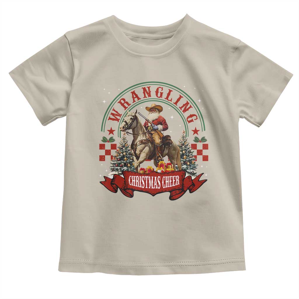 Western Christmas Toddler T Shirt Howdy Country Christmas Horse Xmas Cheer