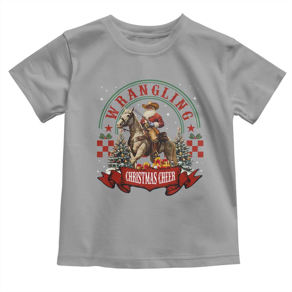 Western Christmas Toddler T Shirt Howdy Country Christmas Horse Xmas Cheer