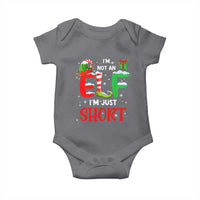 Funny Christmas Baby Onesie I'm Not An Elf Just Short Xmas