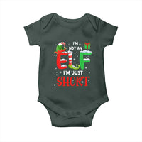 Funny Christmas Baby Onesie I'm Not An Elf Just Short Xmas