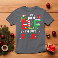 Funny Christmas T Shirt I'm Not An Elf Just Short Xmas - Wonder Print Shop