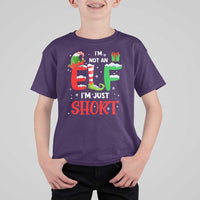 Funny Christmas T Shirt For Kid I'm Not An Elf Just Short Xmas - Wonder Print Shop