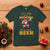 Funny Christmas Santa Claus Drinking Beer Wonderful Time T Shirt - Wonder Print Shop