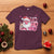 Christmas Couple Matching T Shirt Pink Santa Claus Ho Ho Ho - Wonder Print Shop