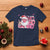 Christmas Couple Matching T Shirt Pink Santa Claus Ho Ho Ho - Wonder Print Shop