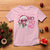 Christmas Couple Matching T Shirt Pink Mrs Claus Ho Ho Ho - Wonder Print Shop