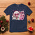 Christmas Couple Matching T Shirt Pink Mrs Claus Ho Ho Ho - Wonder Print Shop