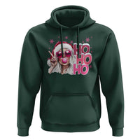 Christmas Couple Matching Hoodie Pink Mrs Claus Ho Ho Ho