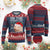 Funny Cat Ugly Christmas Sweater On The Naughty List And I Regret Nothing Meme Ugly Xmas - Wonder Print Shop