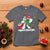 Funny Bigfoot Christmas T Shirt Believe Winter Yeti Santa Hat Sasquatch Loves Xmas Tree Lights - Wonder Print Shop