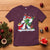 Funny Bigfoot Christmas T Shirt Believe Winter Yeti Santa Hat Sasquatch Loves Xmas Tree Lights - Wonder Print Shop