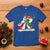 Funny Bigfoot Christmas T Shirt Believe Winter Yeti Santa Hat Sasquatch Loves Xmas Tree Lights - Wonder Print Shop