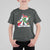 Funny Bigfoot Christmas T Shirt For Kid Believe Winter Yeti Santa Hat Sasquatch Loves Xmas Tree Lights - Wonder Print Shop