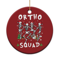 Funny Xmas Ortho Nurse Christmas Ornament Xmas Dancing Skeleton Orthopedics PICU Icu Nurse Rn Crew - Wonder Print Shop