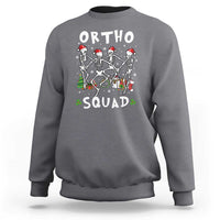 Funny Christmas Ortho Nurse Sweatshirt Xmas Dancing Skeleton Orthopedics PICU Icu Nurse Rn Crew - Wonder Print Shop