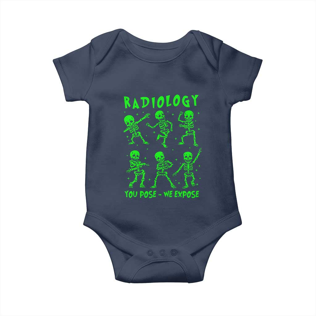 Radiologic Technologist Baby Onesie Radiology You Pose We Expose Dancing Skeletons Dance Xray Rad Tech