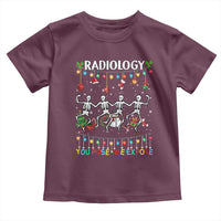 Christmas Radiologic Technologist Toddler T Shirt Radiology You Pose We Expose Dancing Skeletons Dance Xray Rad Tech