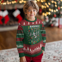 Christmas Radiologic Technologist Knitted Sweatshirt Radiology You Pose We Expose Dancing Skeletons Dance Xray Rad Tech - Wonder Print Shop