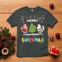 Christmas Chickens T Shirt Lover Gift Farm Gift Merry Chickmas - Wonder Print Shop