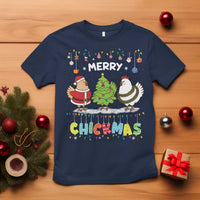 Christmas Chickens T Shirt Lover Gift Farm Gift Merry Chickmas - Wonder Print Shop