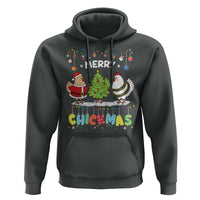 Christmas Chickens Hoodie Lover Gift Farm Gift Merry Chickmas
