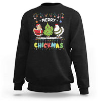 Christmas Chickens Sweatshirt Lover Gift Farm Gift Merry Chickmas - Wonder Print Shop