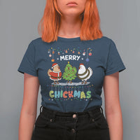 Christmas Chickens T Shirt For Women Lover Gift Farm Gift Merry Chickmas - Wonder Print Shop