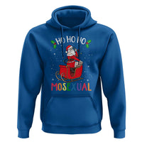 LGBTQ Christmas Hoodie Ho Ho Ho Mosexual Slay Santa LGBT Rainbow Pun Gay Pride