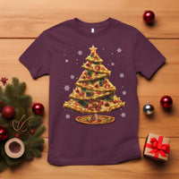 Pizza Christmas Tree T Shirt Xmas Gifts Kids - Wonder Print Shop