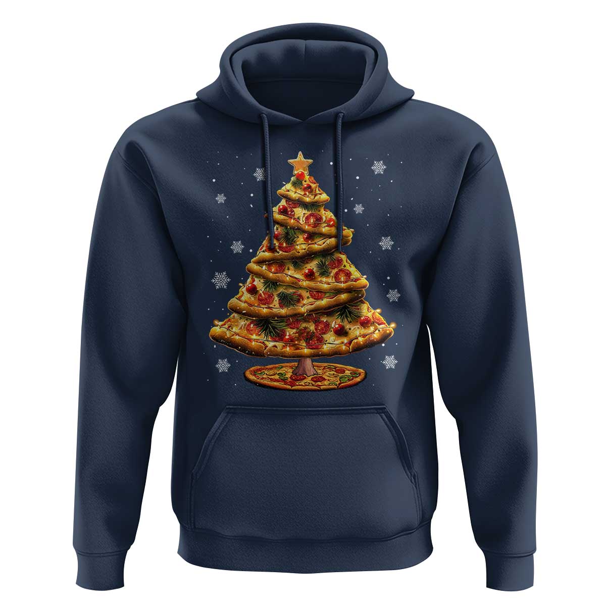 Pizza Christmas Tree Hoodie Xmas Gifts Kids